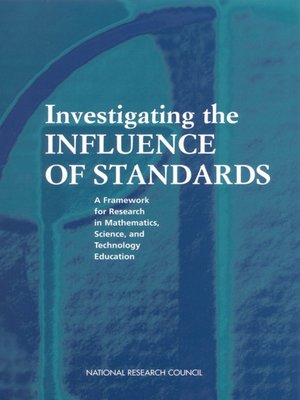 cover image of Investigating the Influence of Standards